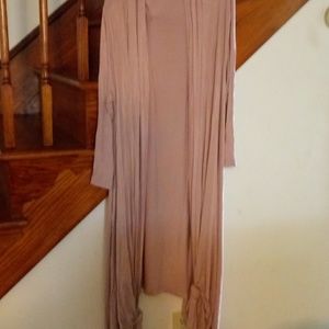 Dusty rose/mauve duster